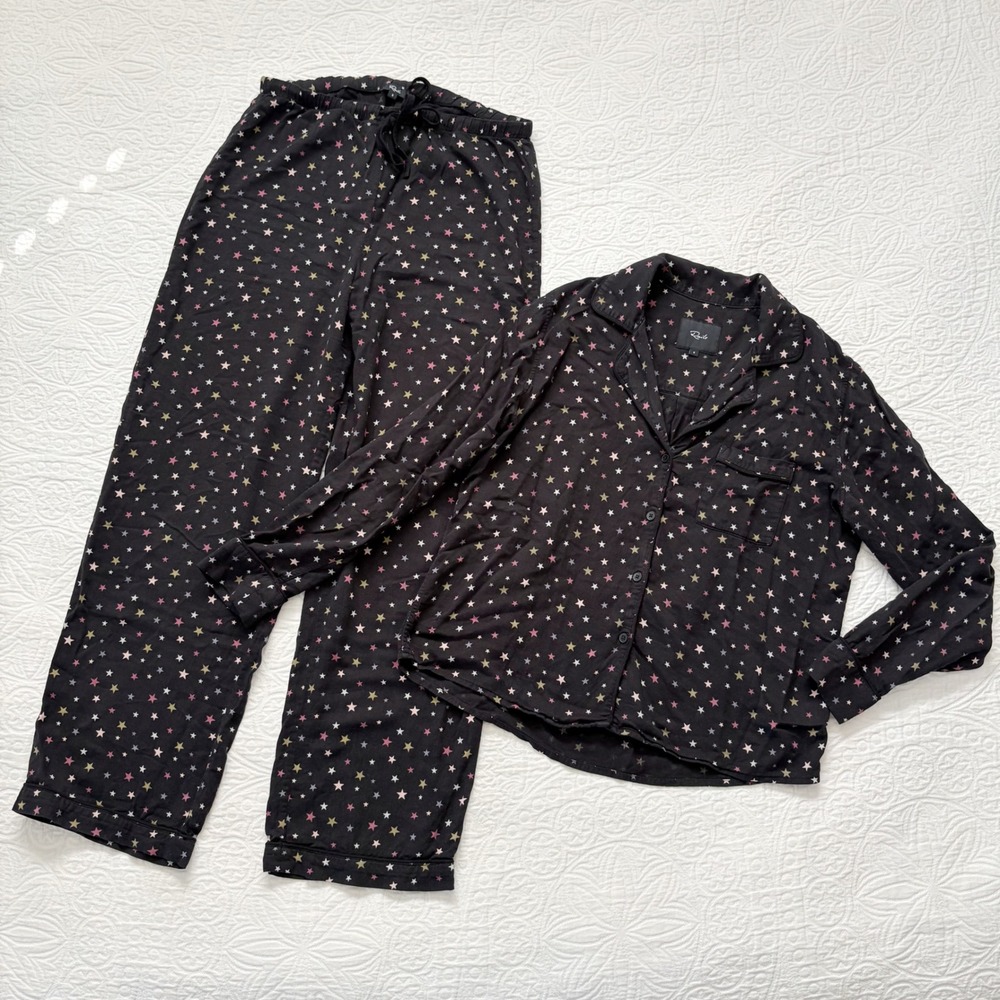 Rails Women's Clara Sleepwear Set, Mixed Rainbow Stars Sz S